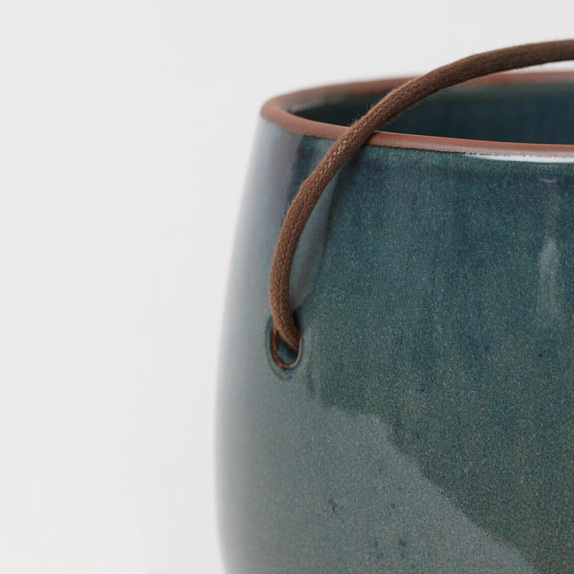 Glazed Ceramic Hanging Pot 3 Glazed Ceramic Hanging Pot - Image 3