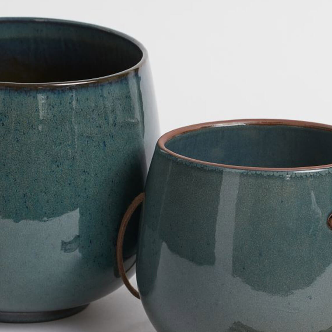 Glazed Ceramic Hanging Pot 4 Glazed Ceramic Hanging Pot - Image 4