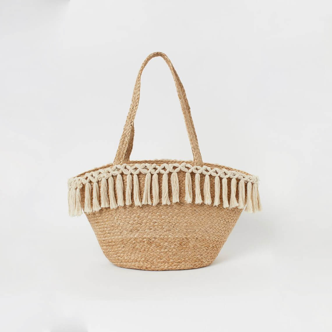 Tasseled Beach Bag 1 Tasseled Beach Bag