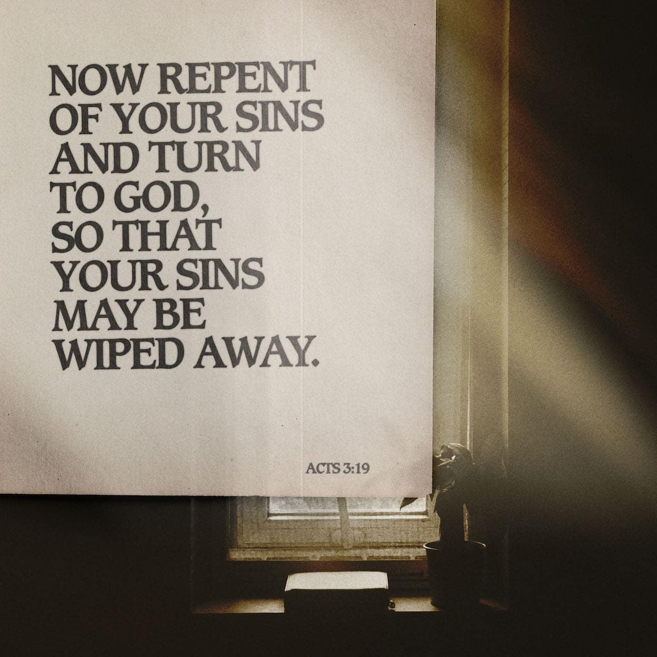 REPENT AND ENJOY THE BLESSINGS OF GOD