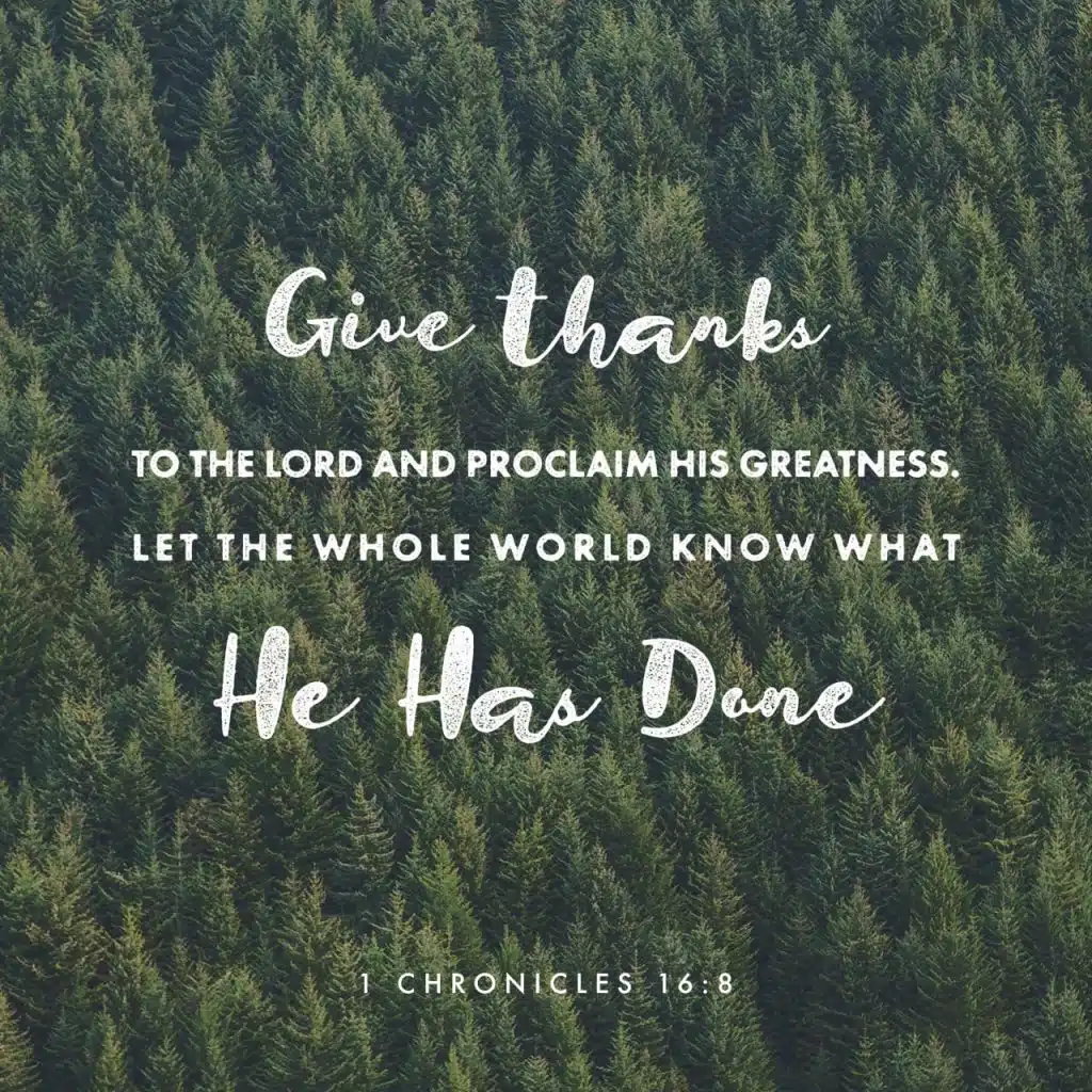 GIVING GOD HIS GLORY THROUGH THANKS