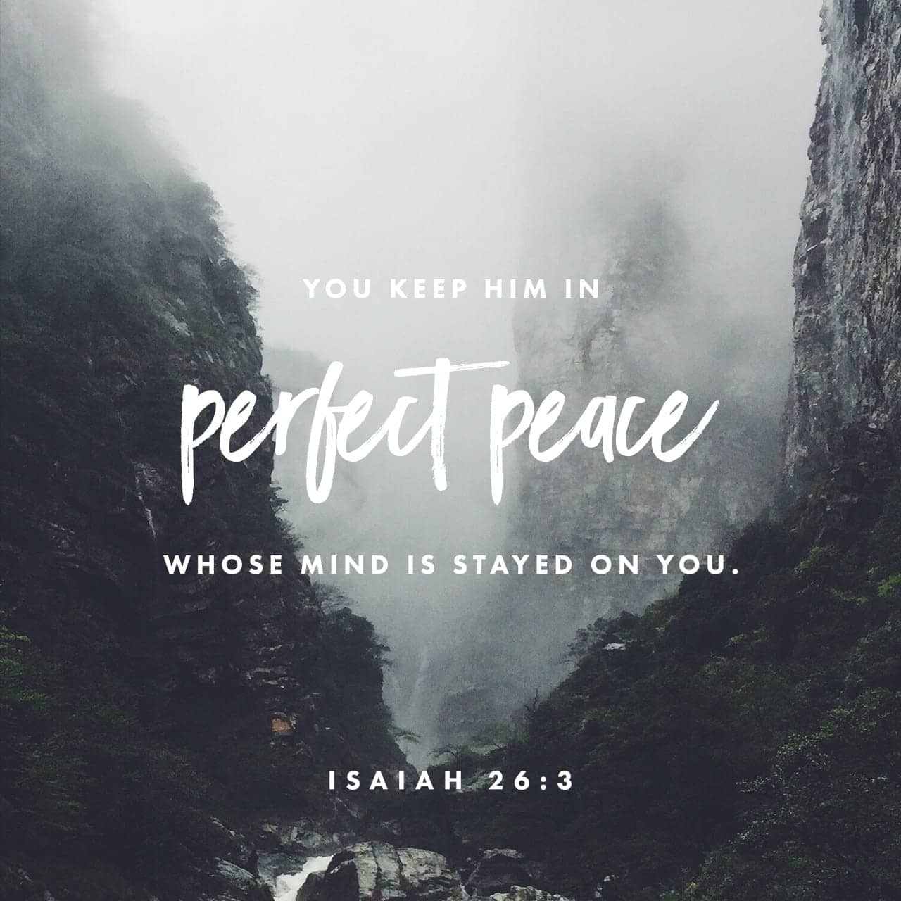THE LORD IS MY PEACE