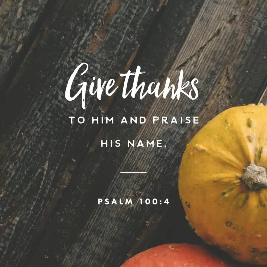 THE PRAYER OF THANKSGIVING