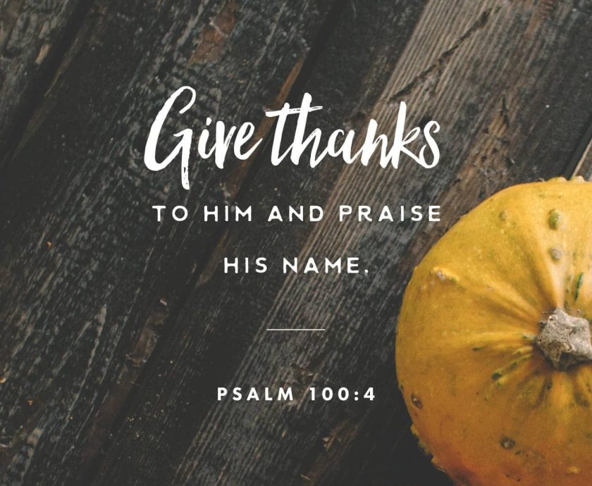 THE PRAYER OF THANKSGIVING