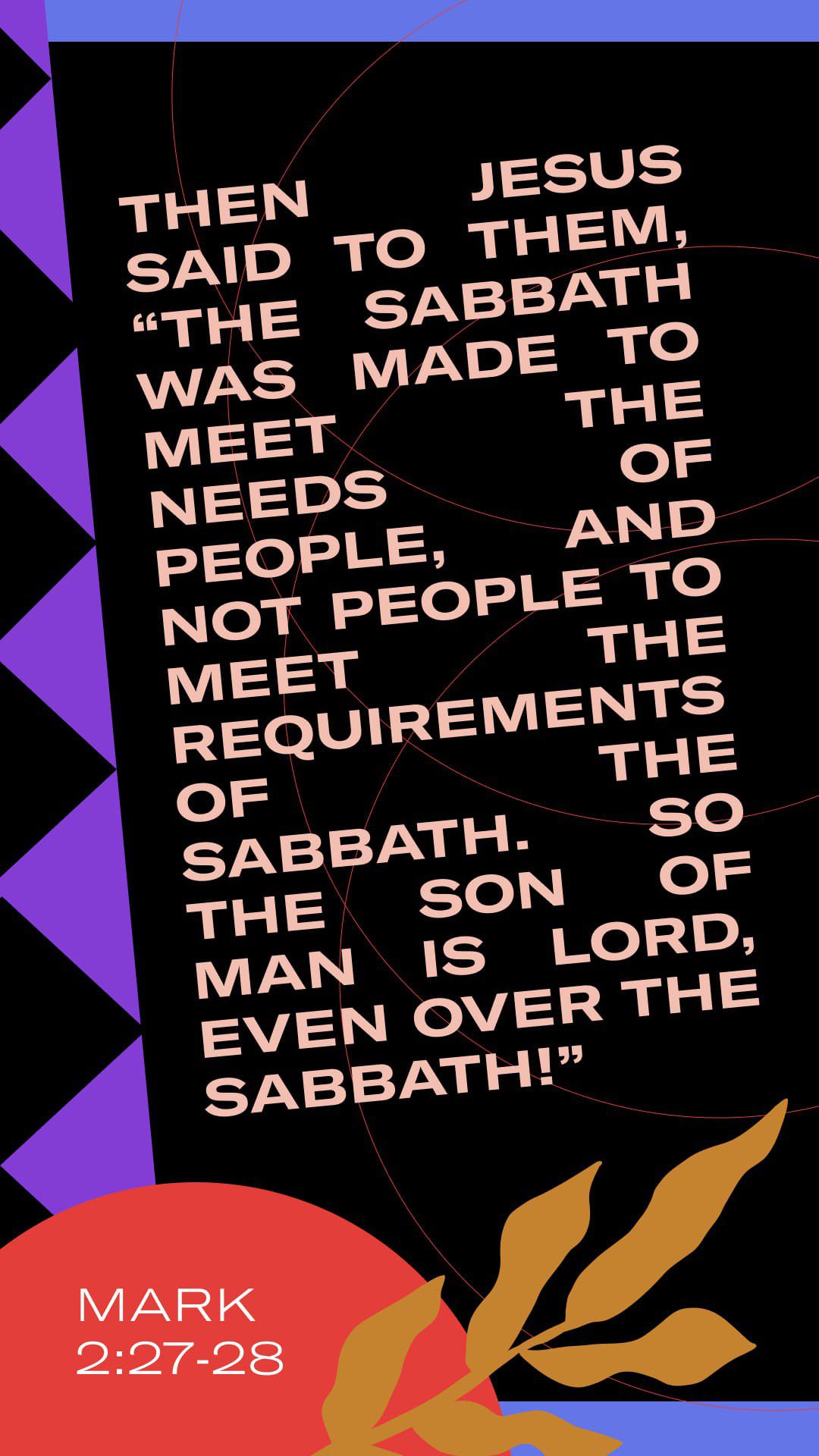 THE SON OF MAN IS THE LORD OF THE SABBATH
