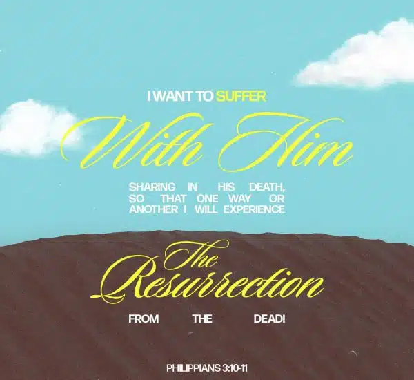 PARTAKING IN THE SUFFERINGS OF CHRIST