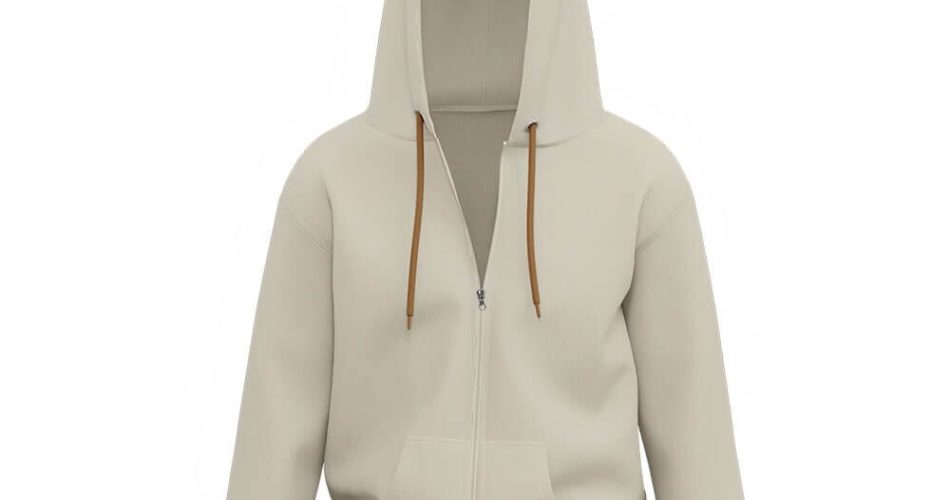 aesthetic zipper hoodie 1