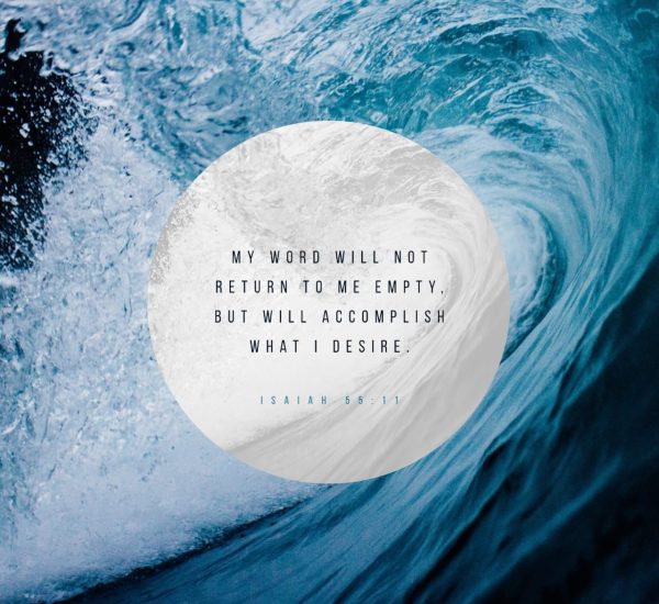 WHEN THE LORD SENDS HIS WORD