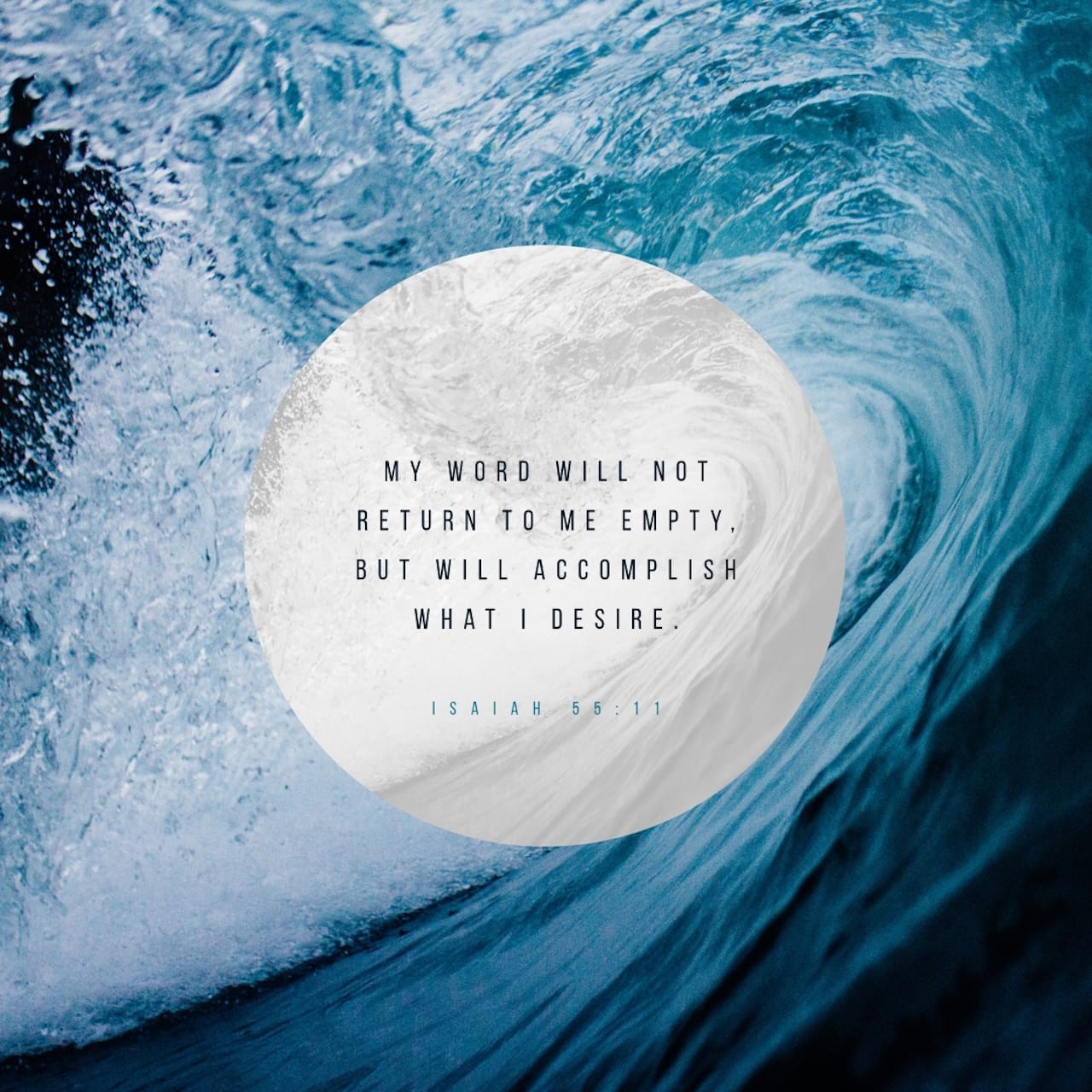 WHEN THE LORD SENDS HIS WORD