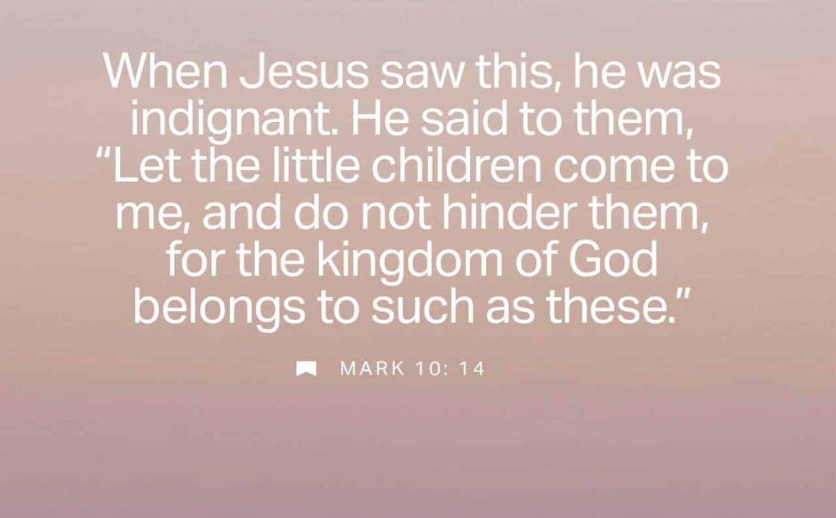 Blog Listing 7 LET THE LITTLE CHILDREN COME