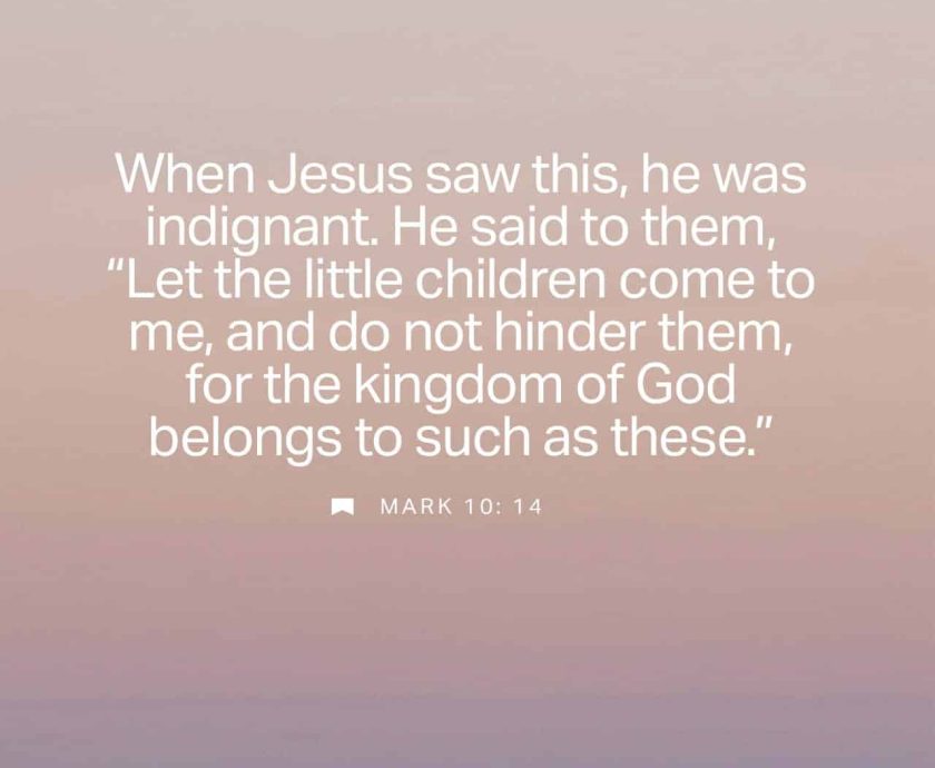 LET THE LITTLE CHILDREN COME