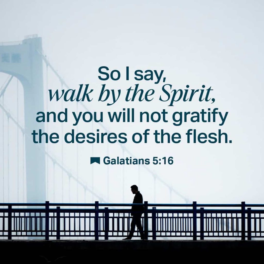 WALKING IN THE SPIRIT IS THE ANSWER
