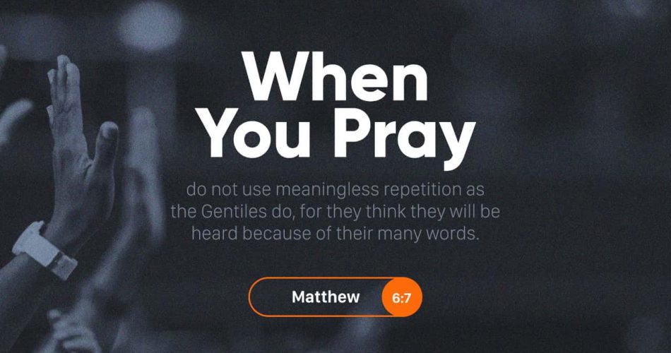 DON’T BEG GOD IN PRAYER